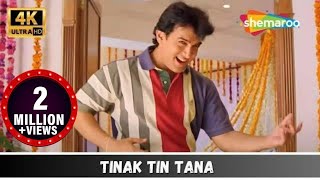 Tinak Tin Tana  4K Video  Mann 1999  Aamir Khan Manisha Koirala  Alka Yagnik  90s Hits Song [upl. by Eerac413]