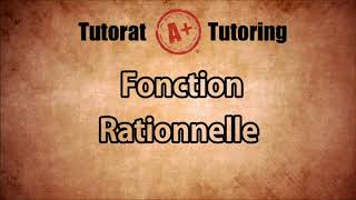 Fonction Rationnelle  Secondaire 5 SN au Québec [upl. by Armalda59]