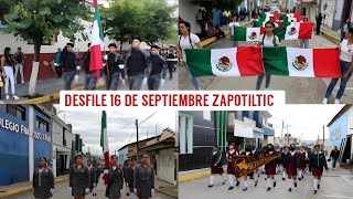 Desfile 16 de Septiembre en Zapotiltic Jalisco 2022 [upl. by Dasi]