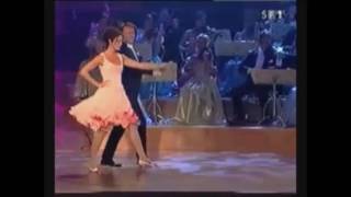 André Rieu is dancing the Ländler with Barbara Wussow [upl. by Itteb367]