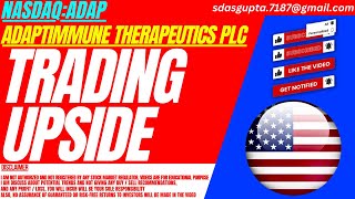 TRADING UPSIDE  ADAP STOCK ANALYSIS  ADAPTIMMUNE THERAPEUTICS PLC STOCK [upl. by Emmery]