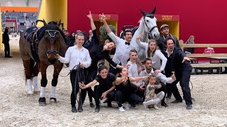 Coulisses spectacle de voltige au Grand Palais  Saut Hermes 2019 [upl. by Gina]