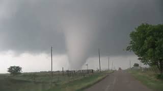 MAY 25 2024 TEXAS TORNADO FEST 4 TORNADOS WITH A HUGE STOVEPIPE HITTING A HOME [upl. by Idahs]