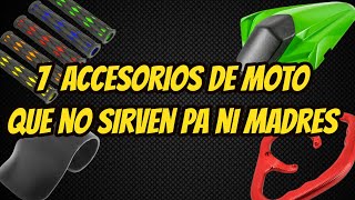 7 ACCESORIOS INUTILES DE MOTOCICLETA [upl. by Deanne171]