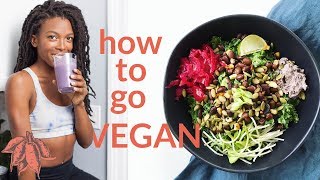 Beginners Guide to Going VEGAN 🍠🌿 [upl. by Neri]