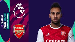 Pierre Emerick Aubameyang PES 2021 [upl. by Quintus]