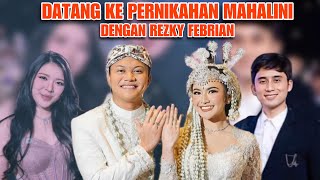 Alshad ahmad amp Tiara andini menghadiri acara pernikahan mahalini dan rezky febian [upl. by Erastatus78]