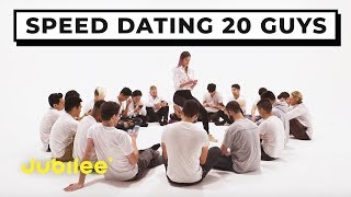 20 vs 1 Speed Dating 20 Guys  Jubilee x Solfa  Versus 1 [upl. by Ylla]