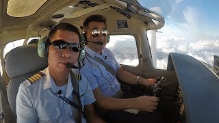 My First Flying Lesson Cessna 172  A320 Full Flight Sim [upl. by Llewej343]