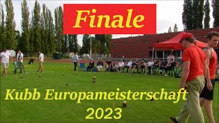 KubbEM Berlin Finale 2023 Gipfelstürmer GER vs Ich fühl mich Woody GER [upl. by Janicki]