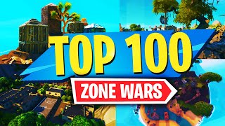 TOP 100 Best ZONE WARS Map CODES Of All Time In Fortnite Creative All Seasons [upl. by Marleen356]