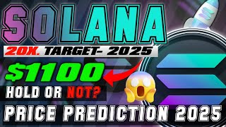 Solana Crypto  Reach 2000 in Bull Run Sol Coin Price Prediction 2025 [upl. by Tijnar]