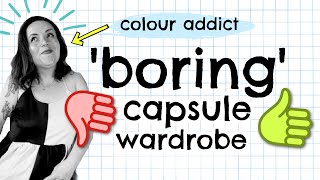 Boring or stylish My capsule wardrobe experiment [upl. by Cirdahc]