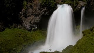 ♥♥ Relaxing 3Hour Video of Large Waterfall [upl. by Alburga]