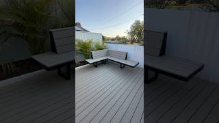 DIY Outdoor Corner Bench [upl. by Marci]