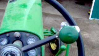 JOhn Deere 4850 with straight pipe start up [upl. by Enelie855]