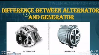 Difference between Alternator and Generator [upl. by Jillie]