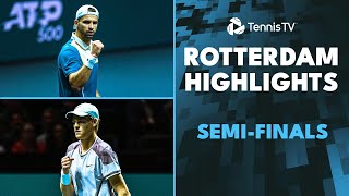 De Minaur Takes On Dimitrov Sinner vs Griekspoor  Rotterdam 2024 SemiFinal Highlights [upl. by Chas153]