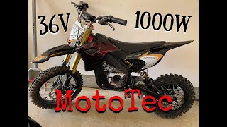 MotoTec 36v 1000w A few TRIPS out and BRIEF review [upl. by Jacobson]