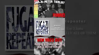 Ranking ALL FUGAZI Albums Full video linked below fugazi punk posthardcore music tierlist [upl. by Ayiak112]