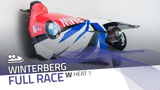 Winterberg  BMW IBSF World Cup 20182019  Womens Bobsleigh Heat 1  IBSF Official [upl. by Akieluz]