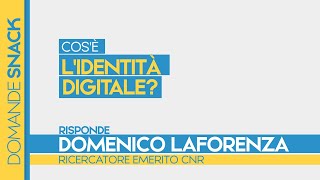 Cos’è l’identità digitale [upl. by Evante919]