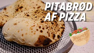 Verdens bedste pitabrød af PIZZADEJ  sprøde luftige og lette [upl. by Gnanmos]