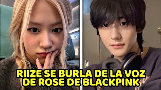 RIIZE INTERACTUA CON CONTENIDO QUE SE quotBURLAquot DE ROSÉ DE BLACKPINK GENERANDO UN DEBATE [upl. by Ttehr366]