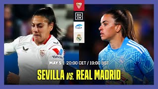 SEVILLA VS REAL MADRID  LIGA F 202223 MATCHDAY 28 LIVESTREAM [upl. by Bogey761]