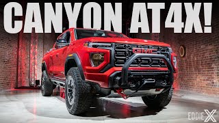 2023 GMC Canyon AT4X Walkaround and Interior [upl. by Nonnair741]