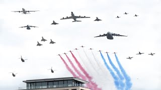 Military Fly Past For The King’s Birthday 4K [upl. by Dory]