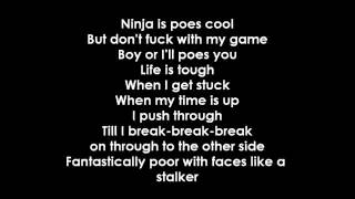 Die Antwoord Enter the Ninja Lyrics [upl. by Trimmer572]