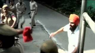 Terrorist slapped while being taken into Chandigarh court [upl. by Oremo]