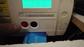 gas meter says off resetting your gas meter [upl. by Gargan]