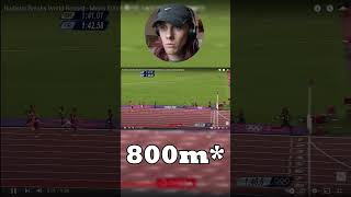 Which 800m World Record is More Impressive trackandfield running olympics [upl. by Ttik]