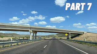 Driving from San Diego California to Miami Florida  Part 7  El Paso TX to Ozona TX [upl. by Aivata440]