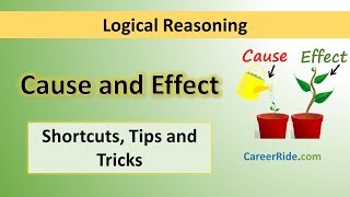 Cause and Effect  Tricks amp Shortcuts for Placement tests Job Interviews amp Exams [upl. by Heffron]