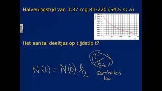 formules halveringstijd en activiteit [upl. by Urban]