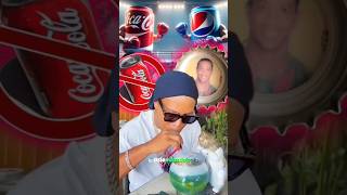 Por isso a CocaCola BANIU Ronaldinho para sempre ronaldinhogaucho pepsi ronaldinhoskills [upl. by Enneira]