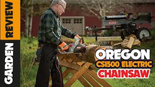 🏕️ Oregon Cs1500 Electric Chainsaw Review In 2023 [upl. by Pantheas]