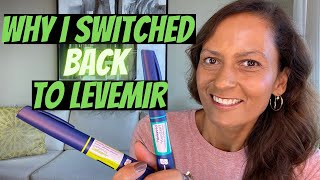 Why I Switched BACK to Levemir from Tresiba Longacting insulin [upl. by Myrtie]