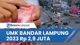 UMK Bandar Lampung 2023 Naik 790 Persen Jadi Rp 29 Juta Perusahaan Diminta Taat Pengupahan [upl. by Ijar318]