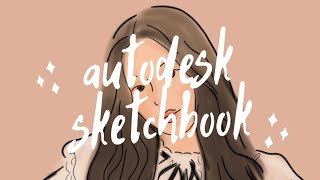 easy autodesk sketchbook tutorial beginners [upl. by Herstein212]