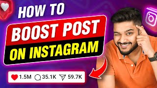 How to Boost Post on Instagram  Instagram Boost Post  Social Seller Academy [upl. by Tillio]