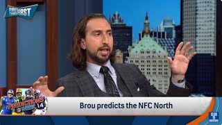 FIRST THINGS FIRST  Nick Wright PREDICTS Chicago Bears Will WIN NFC North [upl. by Verene]