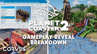 PLANET COASTER 2 GAMEPLAY REVEAL BREAKDOWN [upl. by Kazue]