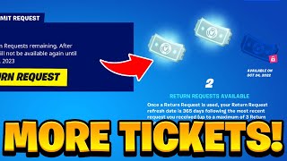 HOW TO GET MORE REFUND TICKETS in Fortnite Free Refund Tokens [upl. by Coop]