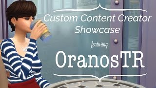 Sims 4 Custom Content Creator Showcase OranosTR [upl. by Valtin]