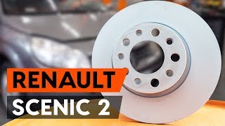 Hoe een remschijven vooraan vervangen op een RENAULT SCENIC 2 JM AUTODOCTUTORIAL [upl. by Rodney125]