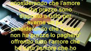 TUTTO LAMORE CHE HO  Karaoke   Jovanotti Bassotuba53 [upl. by Atews]